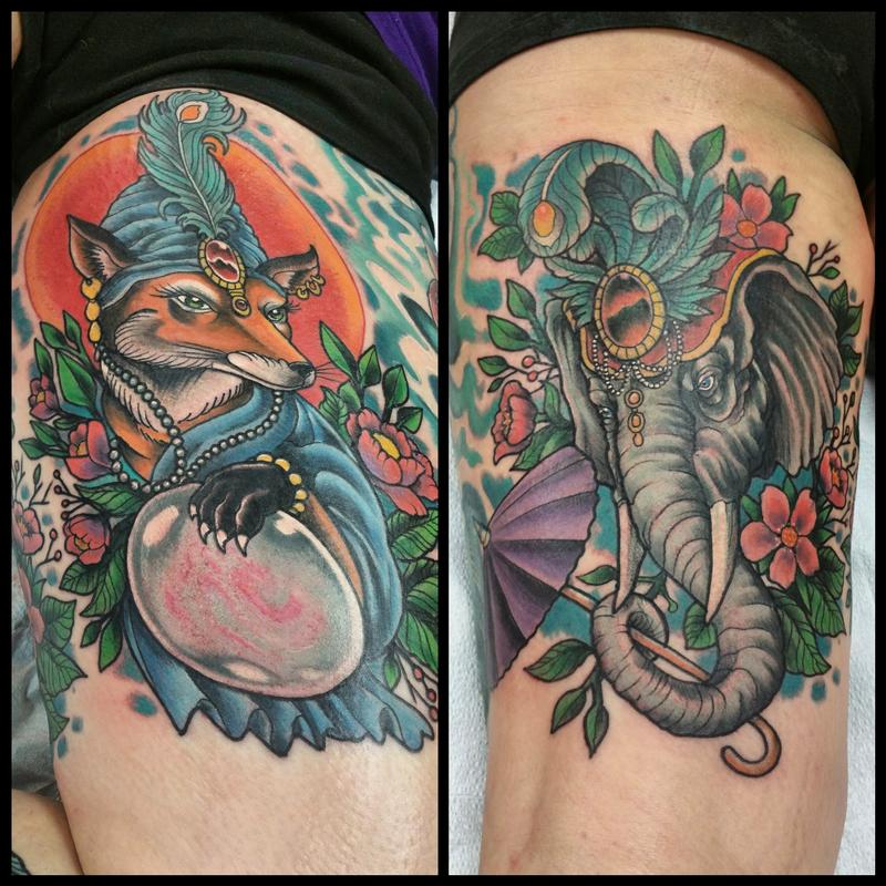 fox and elephant