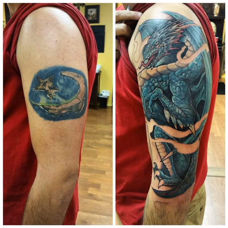Cover up in progress