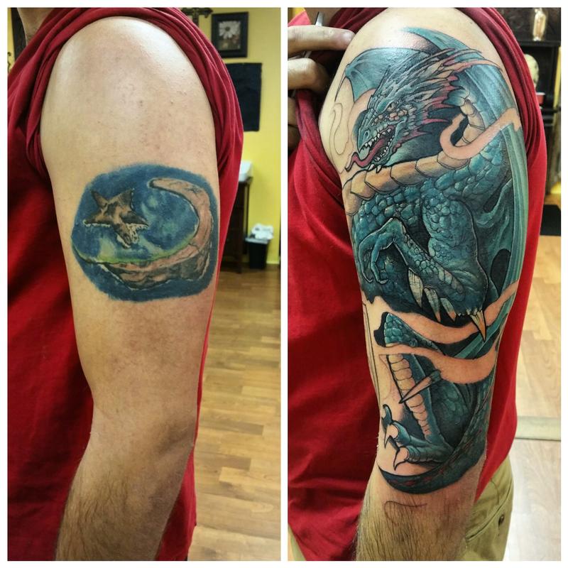 Cover up in progress