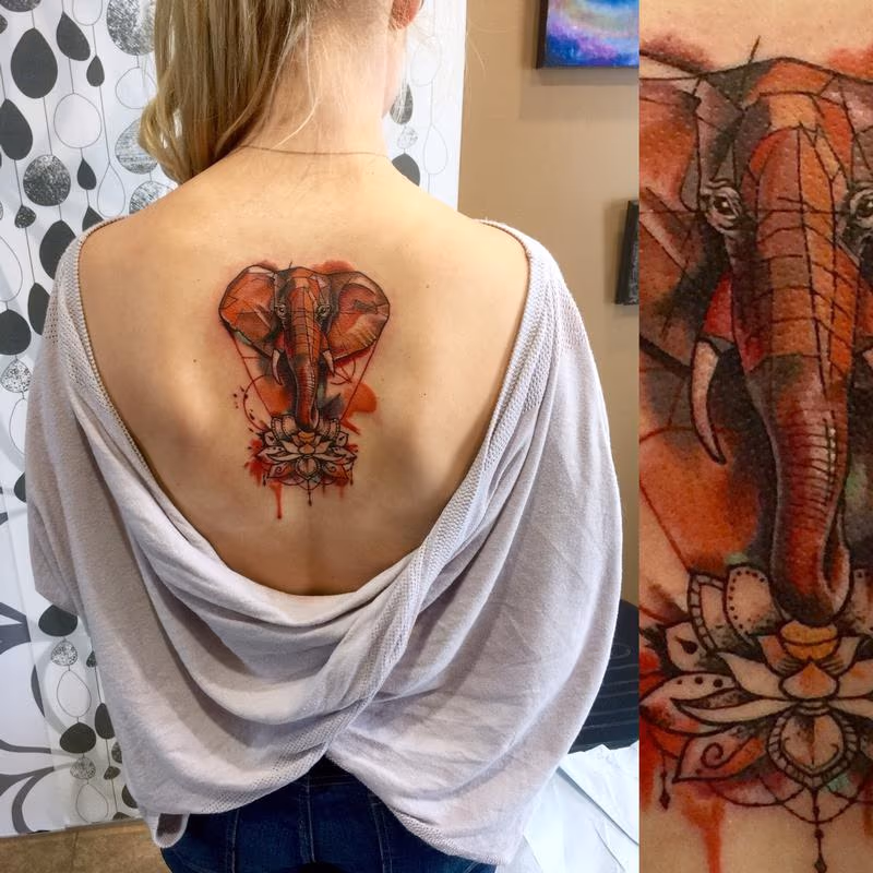 watercolor elephant
