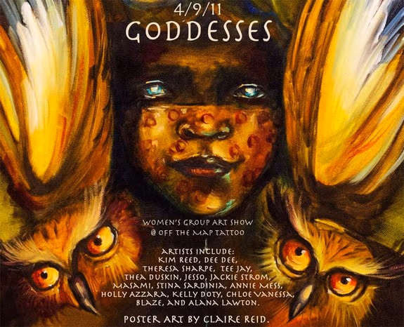 Goddesses Art Show Poster