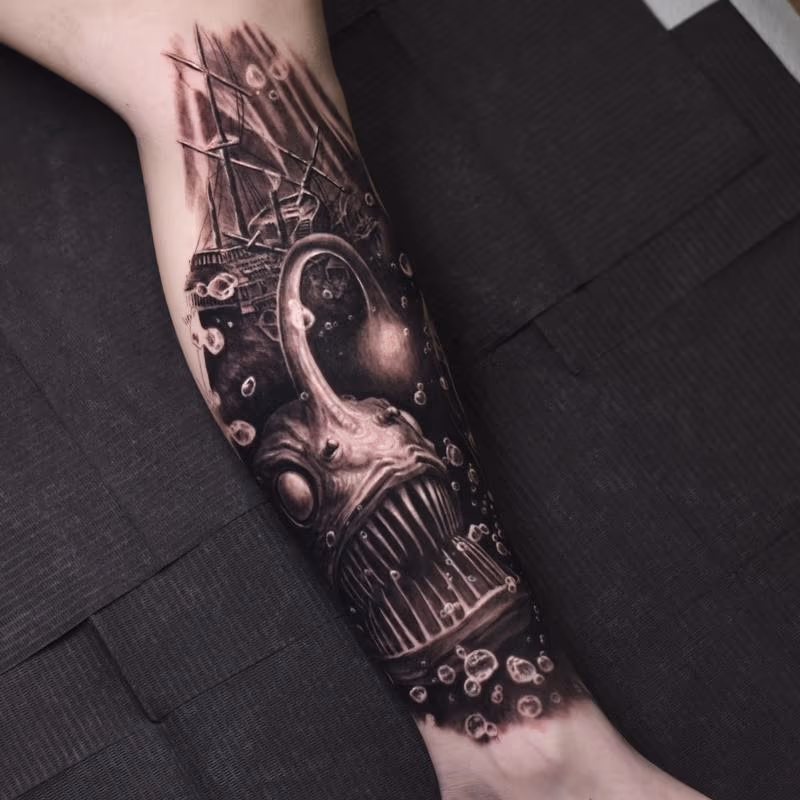 Anglerfish Tattoo
