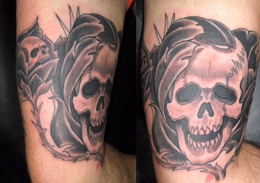 Skull Roses