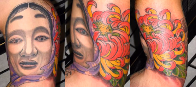Face and Flower