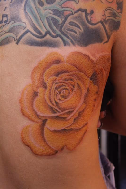 Color Rose Tattoo