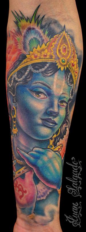 krishna tattoo