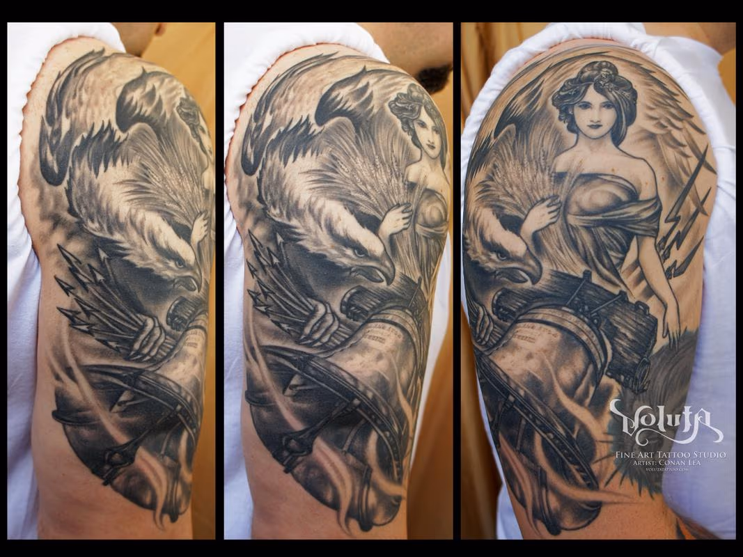 Inkwell Tattoo's Lady Liberty