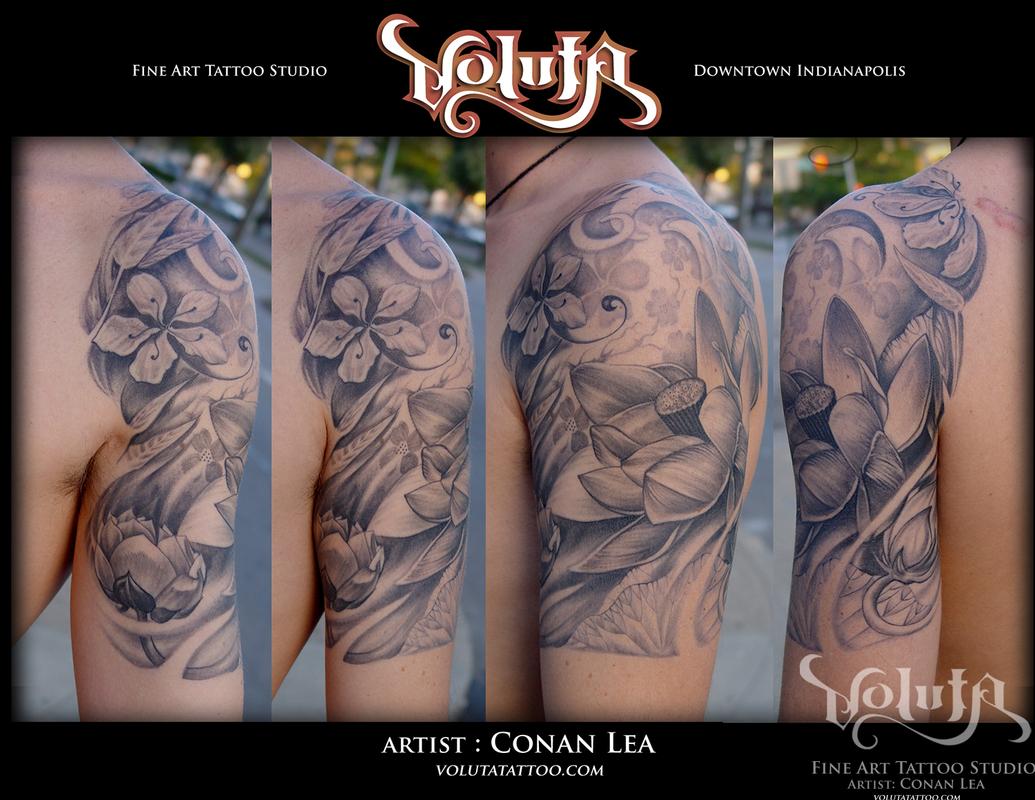 Deep Lotus Tattoo