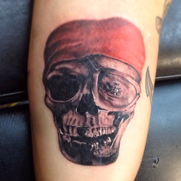 One eyed willy from the goonies tattoo from cesar perez in keene ,NH