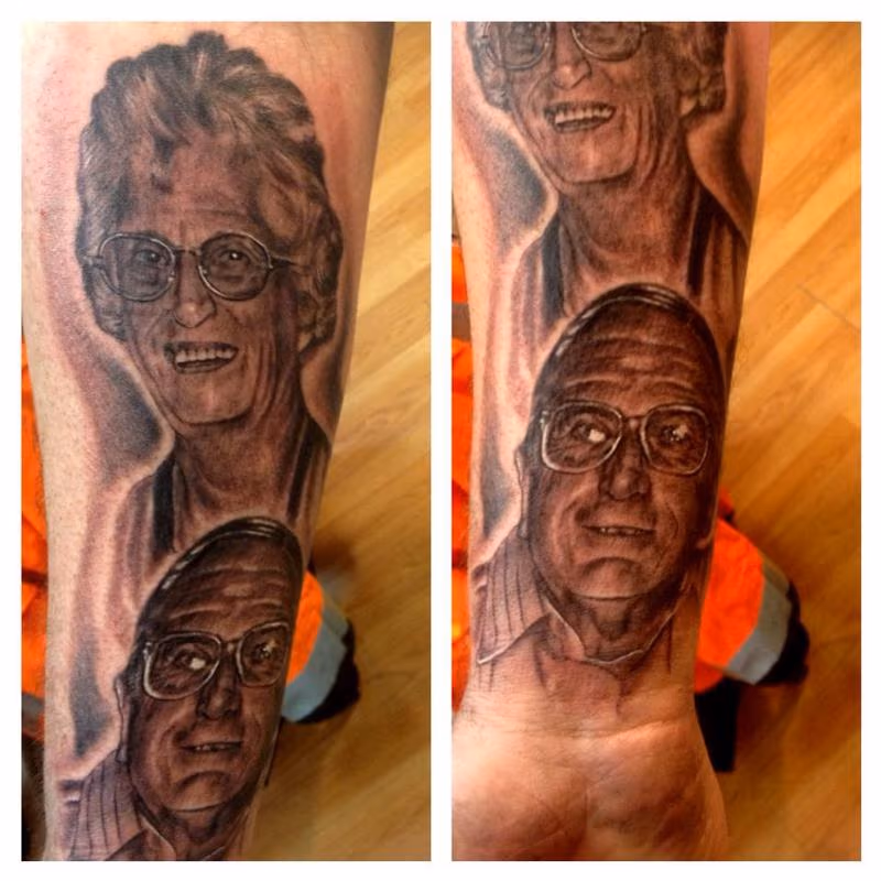 grand parents memorial tattoo