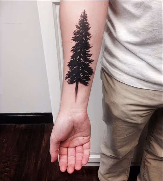 Pine Tree- Instagram @michaelbalesart