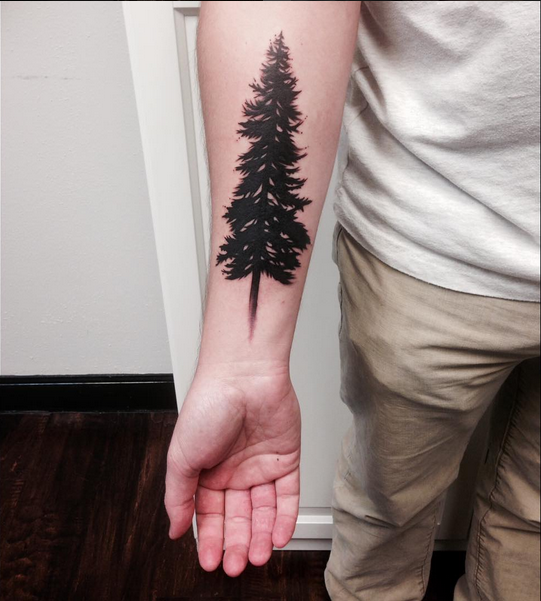 Pine Tree- Instagram @michaelbalesart