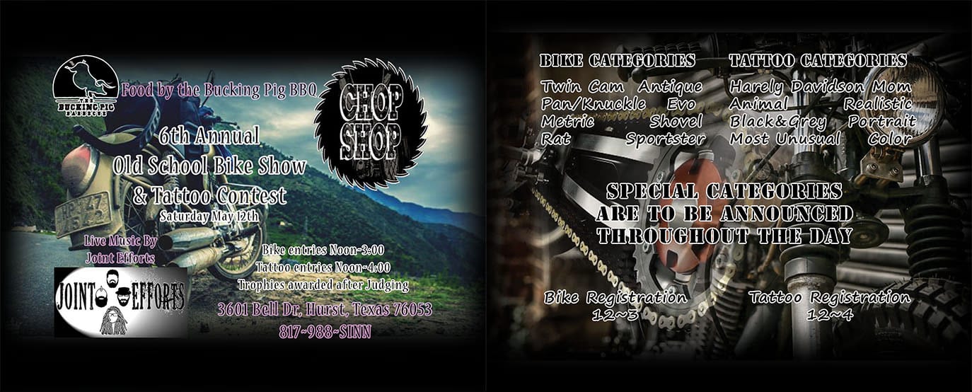 6th Annual Old School Bike Show & Tattoo Contest
