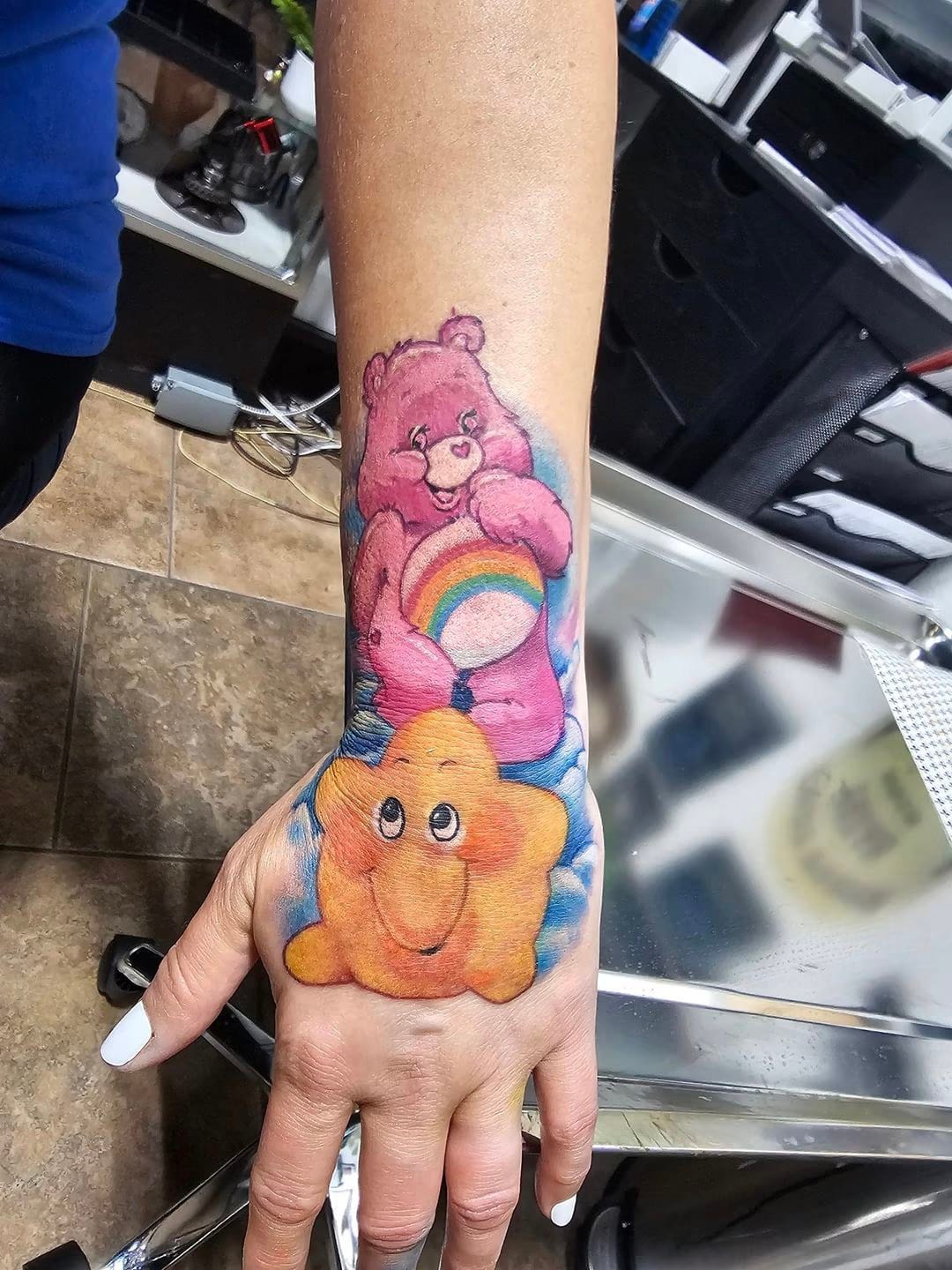 Start of a sleeve