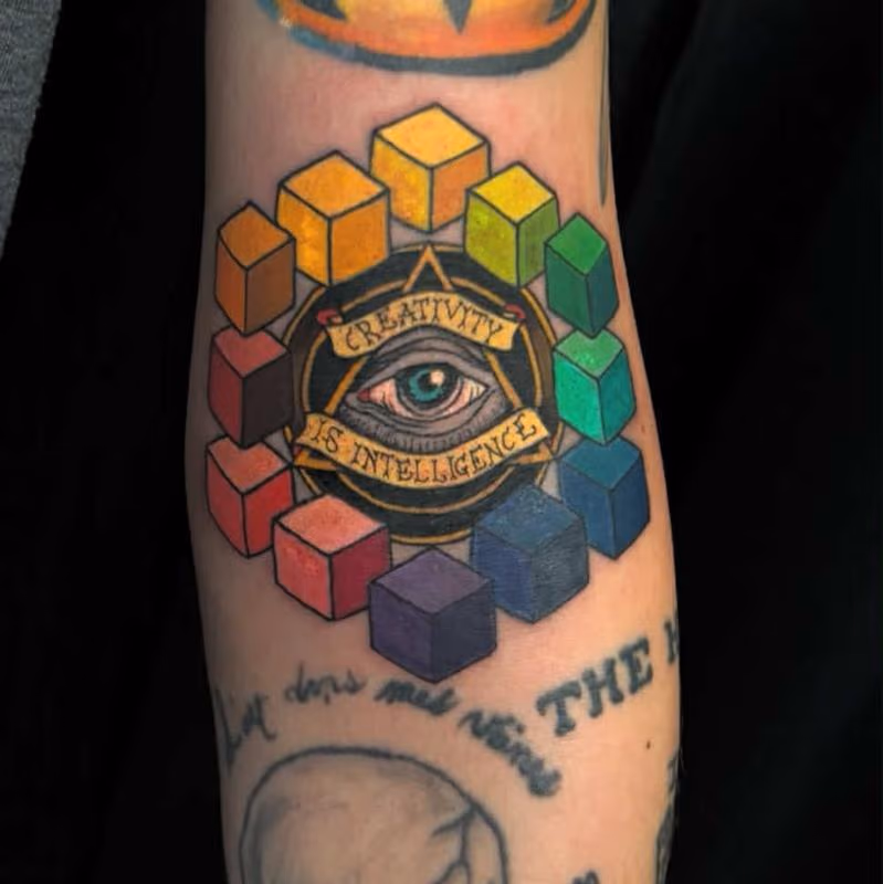 color theory tattoo by AlyKat
