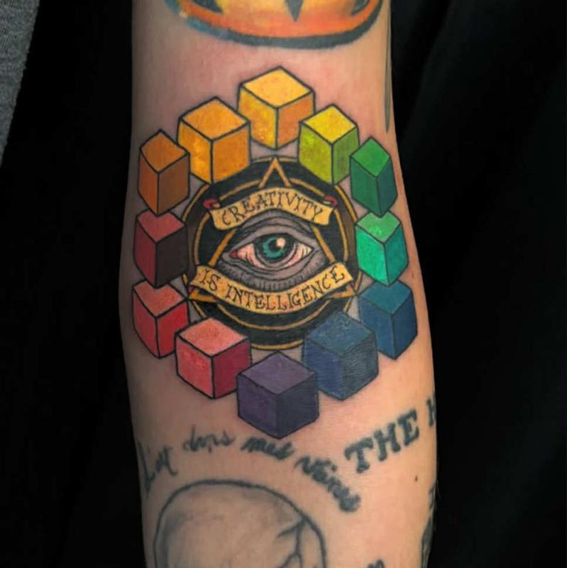 color theory tattoo by AlyKat