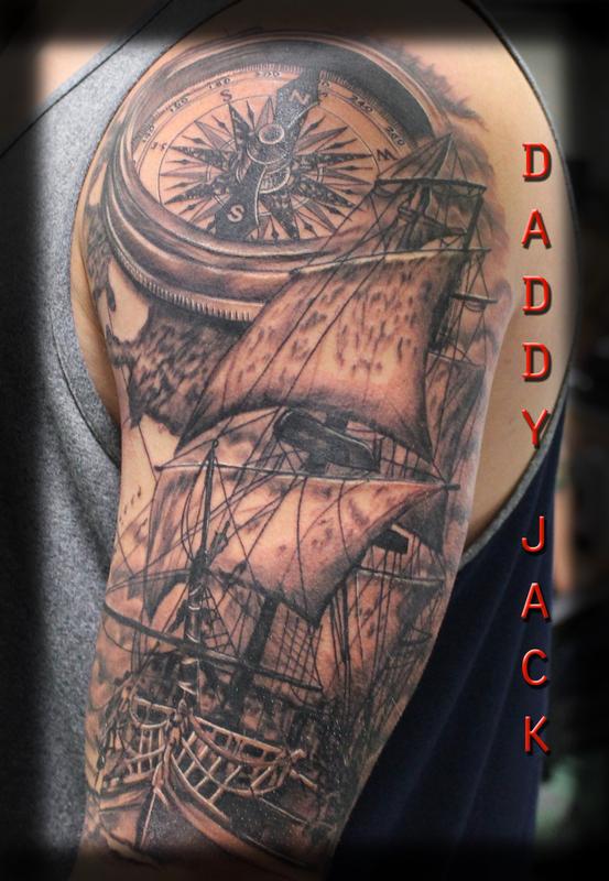Black&grey_Ship_Compass_Daddy_Jack