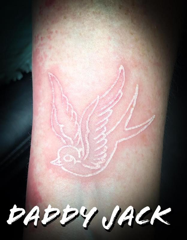 White Ink Sparrow