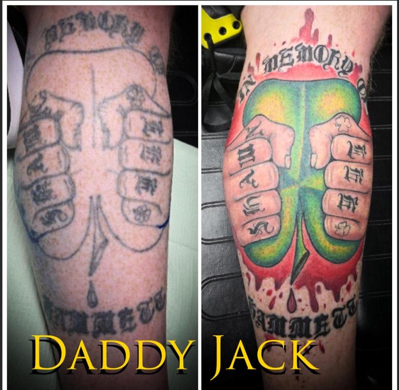 Clover Memorial Tattoo Touch Up