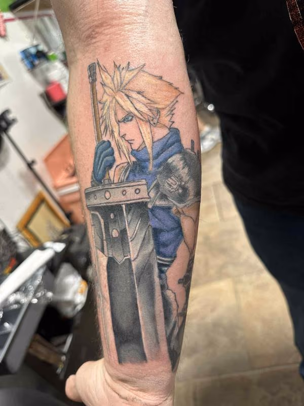 Anime tattoo by Buddy Boy