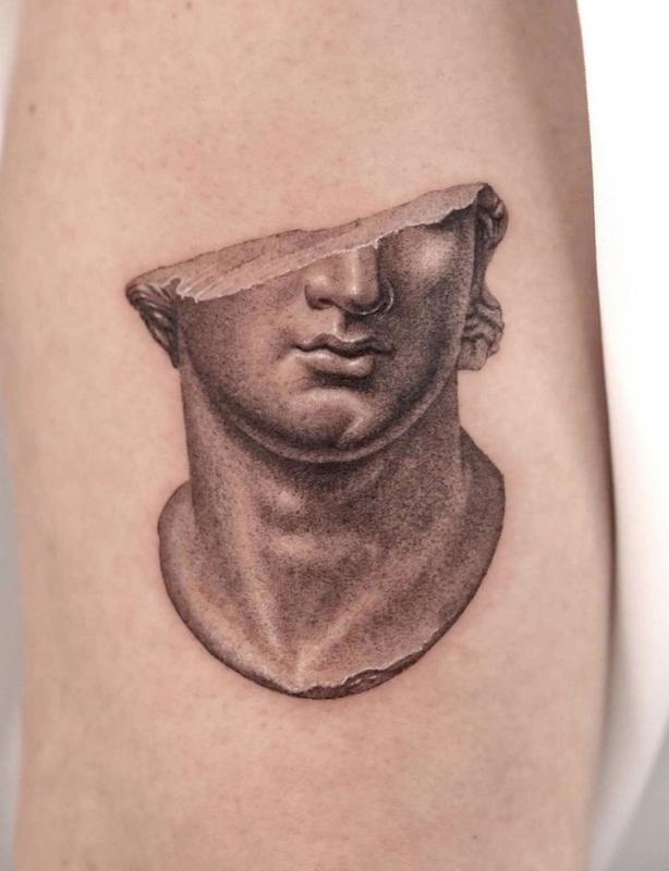 Broken Statue Tattoo