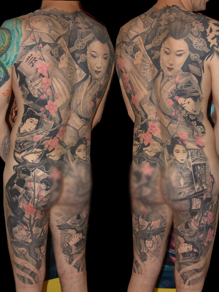 geisha back