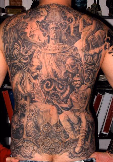 Religous Backpiece