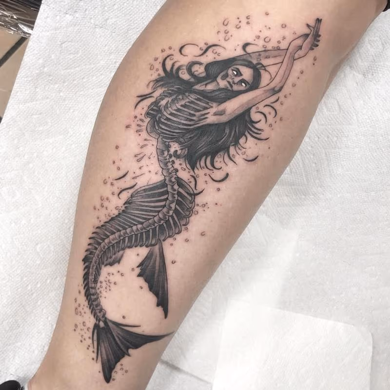 Mermaid Skeleton