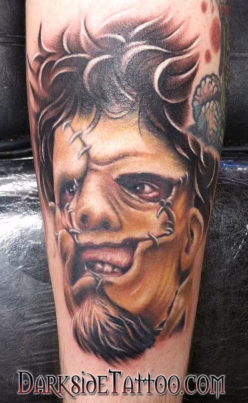 Color Leatherface Portrait