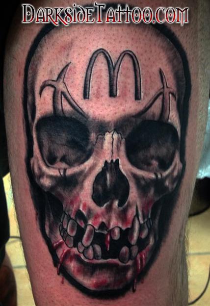 Ronald McDonald Skull