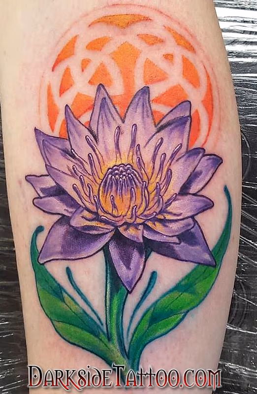 Color Flower Tattoo