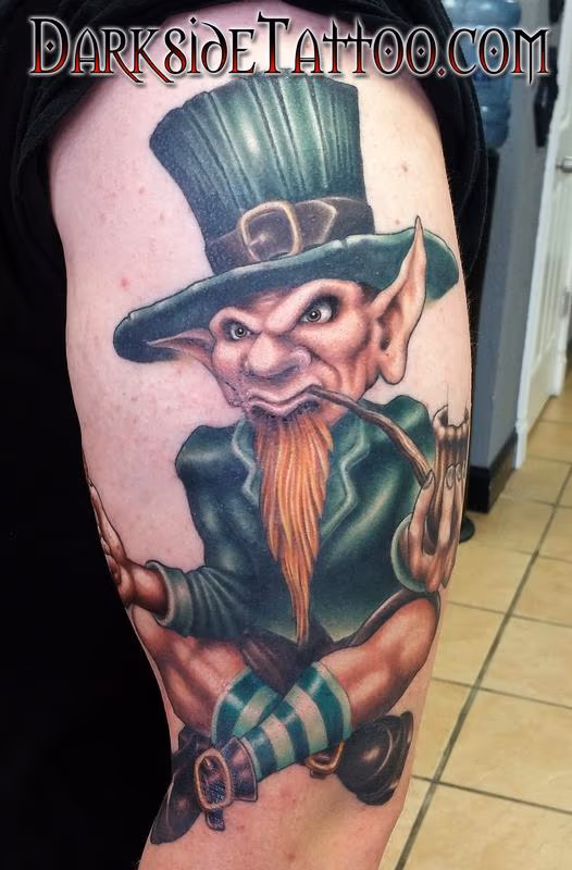 Color Leprachaun Tattoo