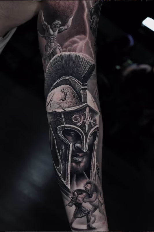 Trojan Warrior Sleeve