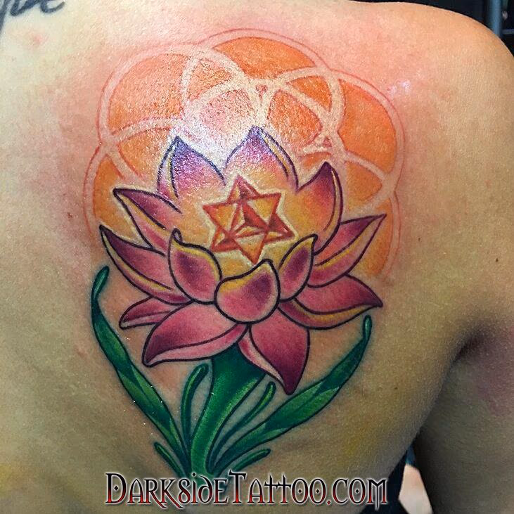 Color Lotus Tattoo