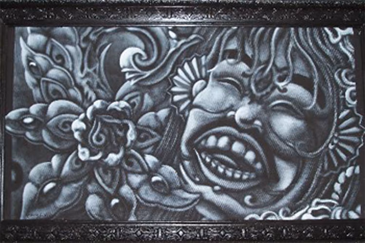 NATHANS BACK PIECE PAINTING