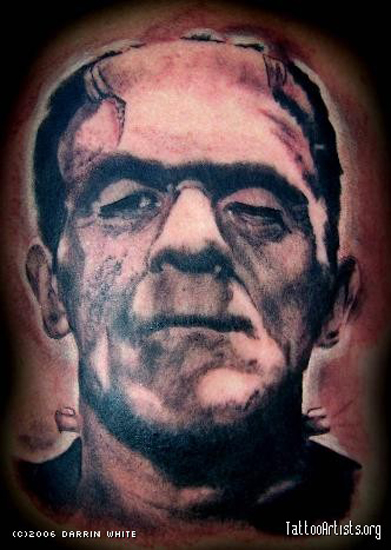 Boris Karloff as Frankenstein