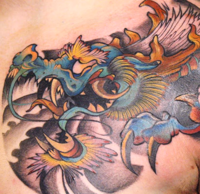 Blue Dragon Tattoo