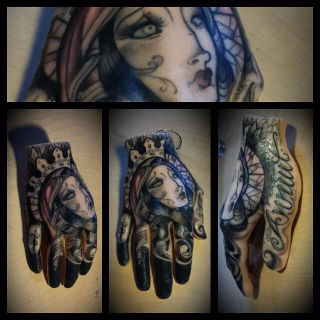 Virgin Mary. A pound of flesh