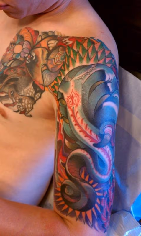 Elephant Half sleeve