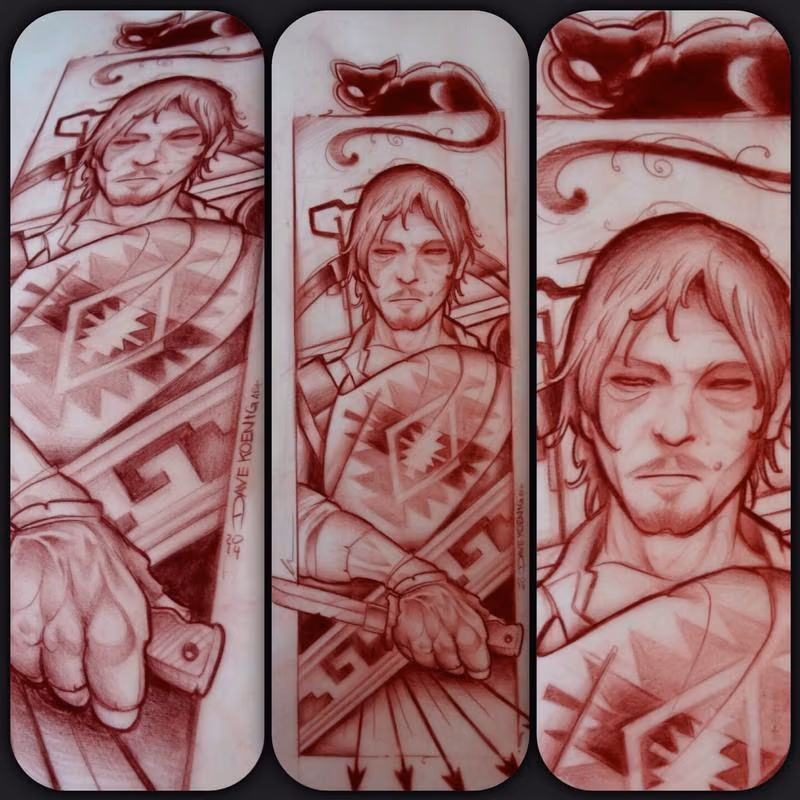 Walking dead tattoo