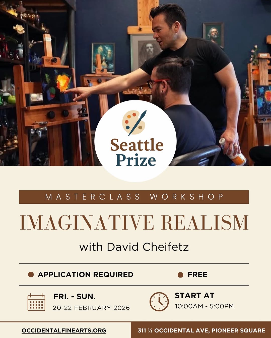 We’re thrilled to be bringing David Cheifetz (@davidcheifetz) to Seattle for a 3-day masterclass on Imaginative Realism 