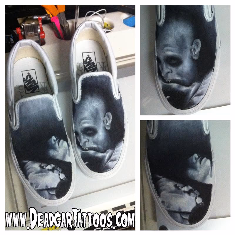 Nosferatu Custom Vans Shoes