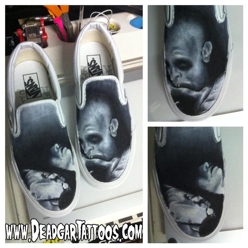 Nosferatu Custom Vans Shoes