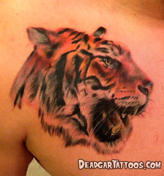 Roaring Tiger Tattoo