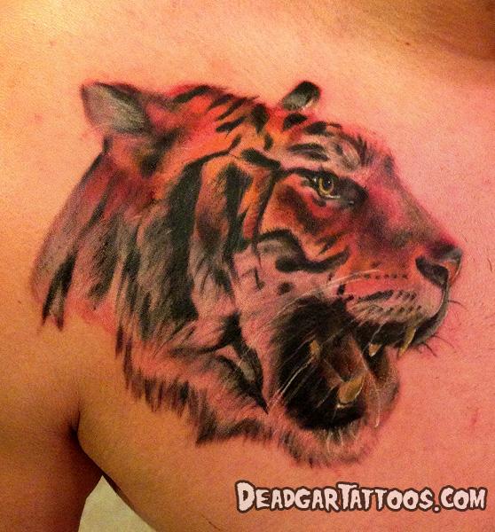 Roaring Tiger Tattoo