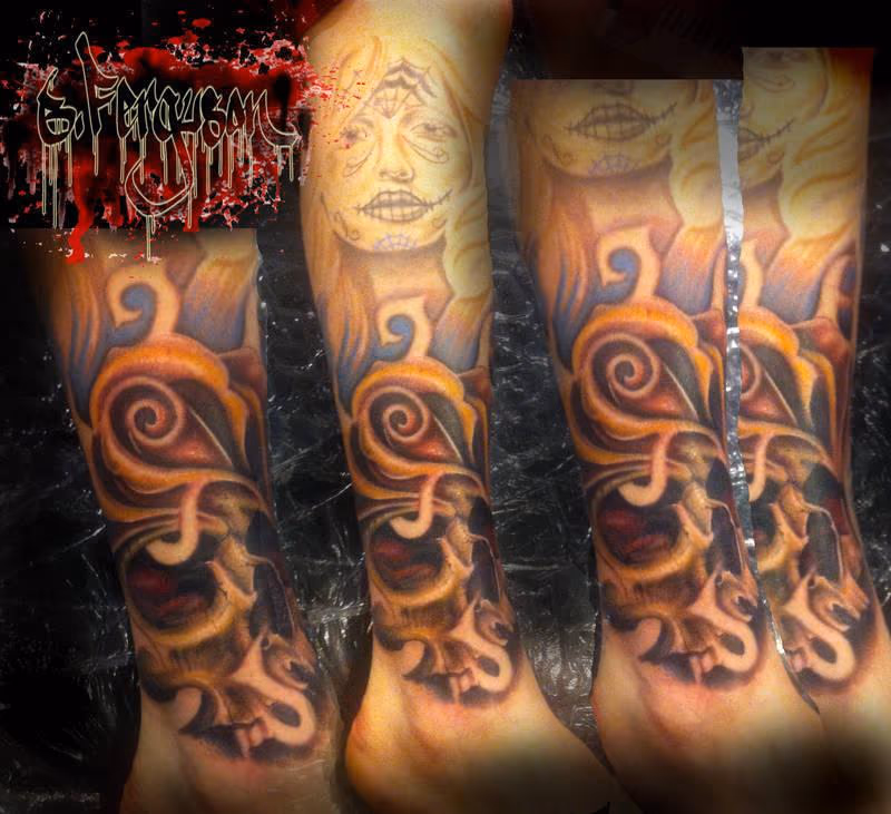 Skull and Rose