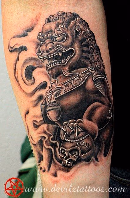 Fu dog chinese lion