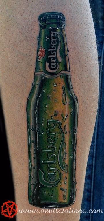 Carlsberg beer bottle