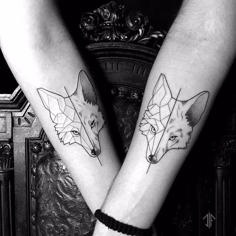 Blackwork Wolves