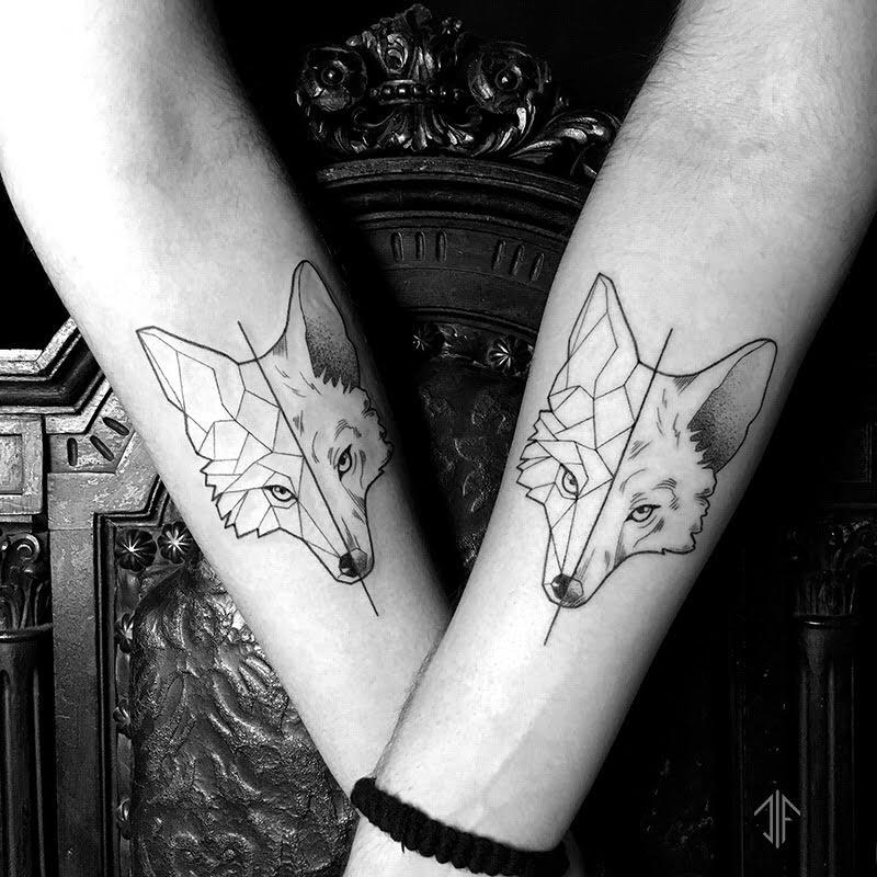 Blackwork Wolves